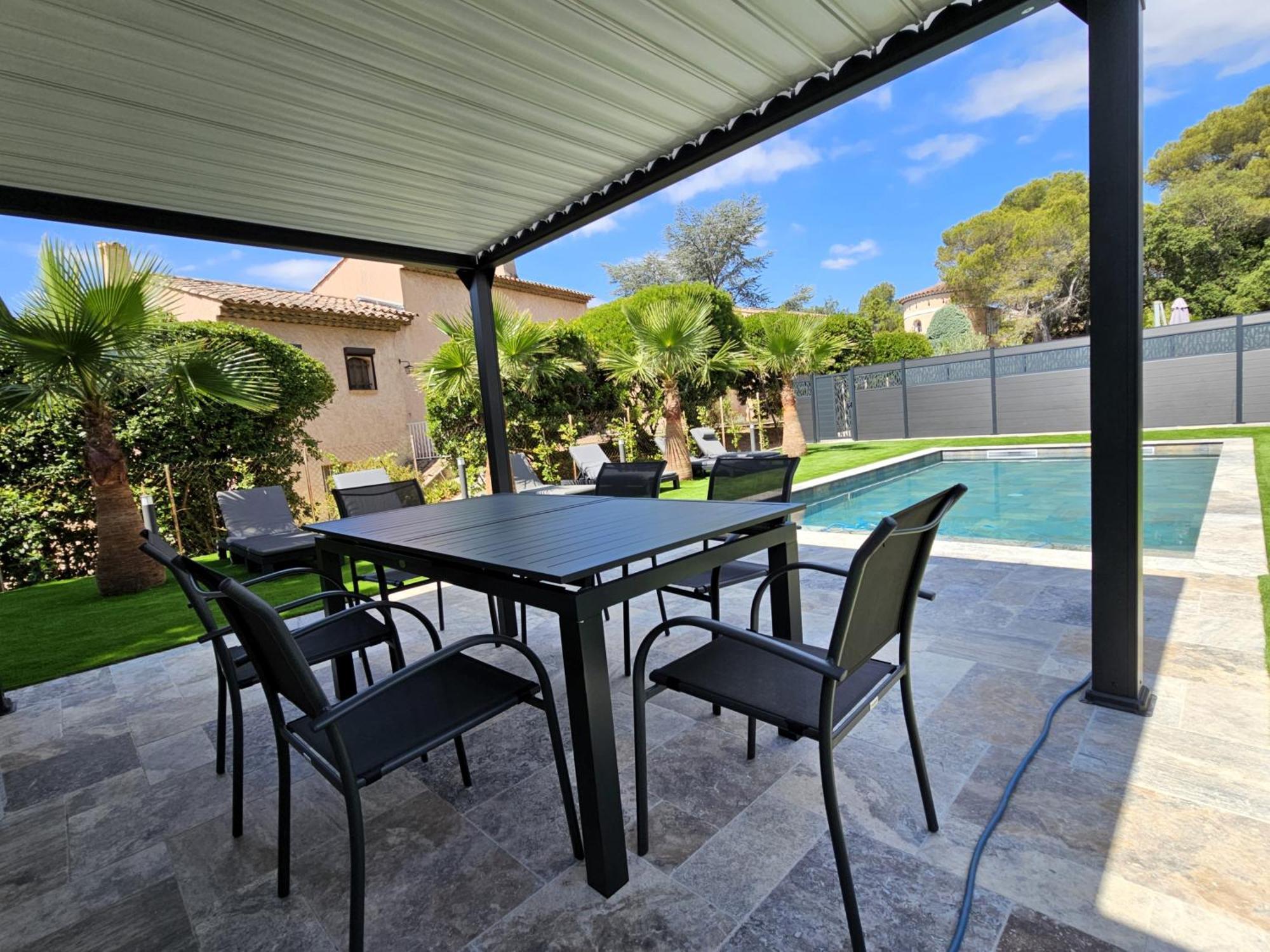 Etoile Du Berger Saint Aygulf 3 Villas Et 4 Appartements Jardin Individuel Et Piscine Chauffee En Saison - La Mer Et Les Plages 450 M Buitenkant foto