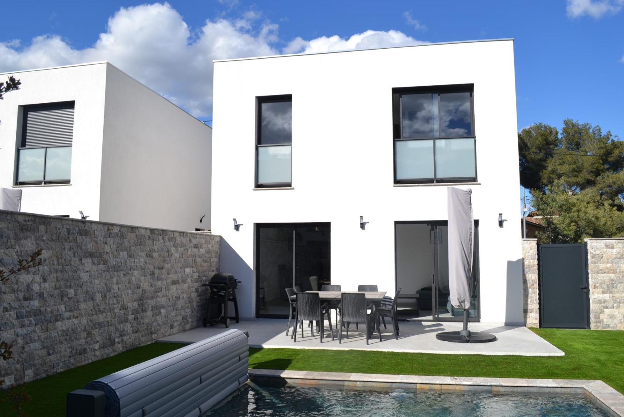 Etoile Du Berger Saint Aygulf 3 Villas Et 4 Appartements Jardin Individuel Et Piscine Chauffee En Saison - La Mer Et Les Plages 450 M Buitenkant foto