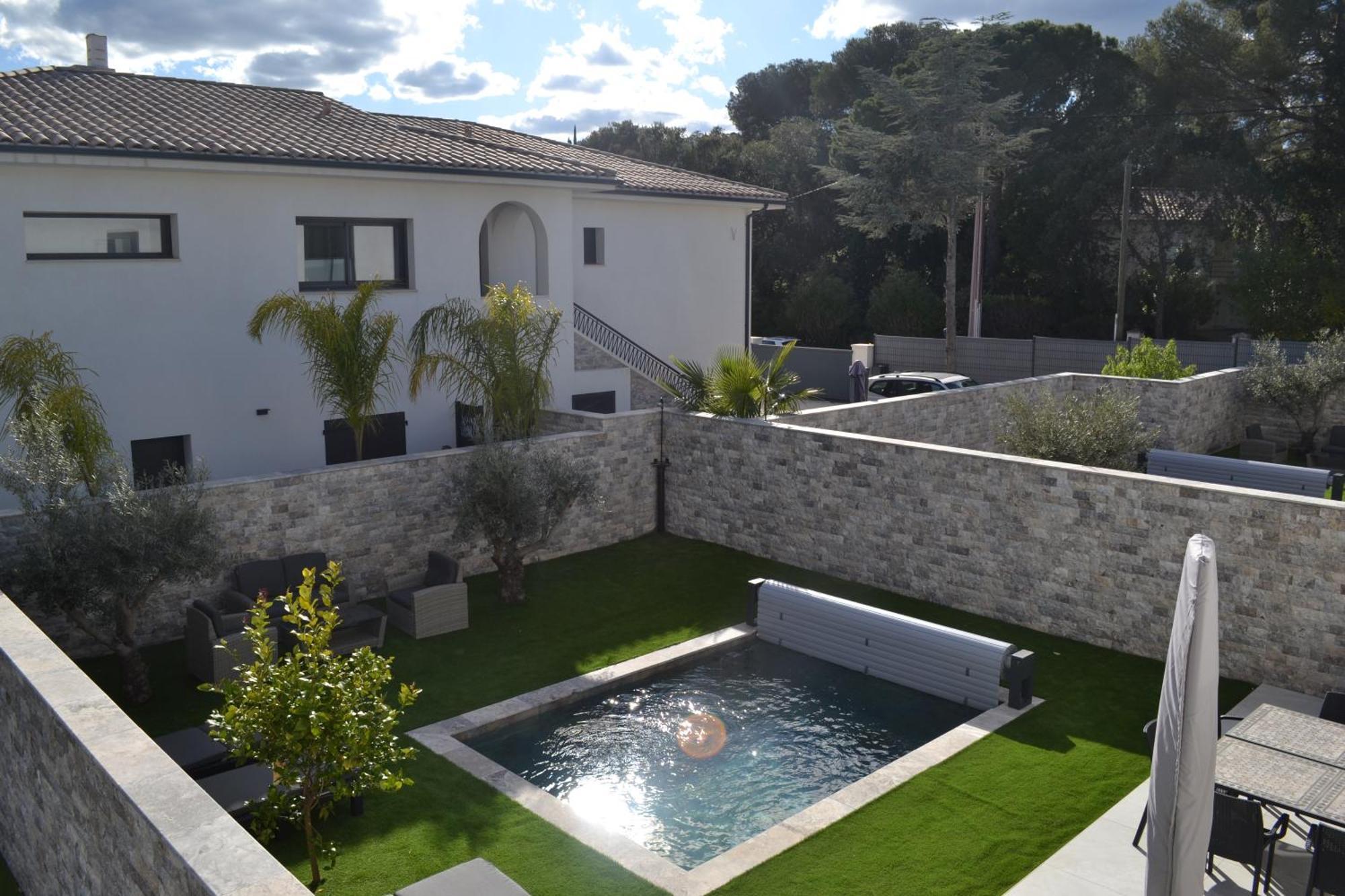 Etoile Du Berger Saint Aygulf 3 Villas Et 4 Appartements Jardin Individuel Et Piscine Chauffee En Saison - La Mer Et Les Plages 450 M Buitenkant foto